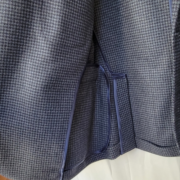 8 Essentials Men's Blazer/ Sport Coat, Size 42 R, Wool Blend Made in Italy - Picture 6 of 11